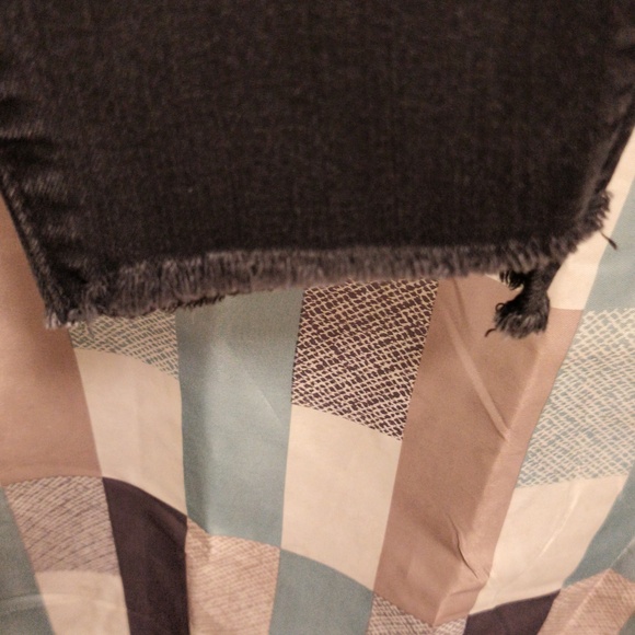 FINAL PRICE MOTHER stunner zip ankle fray black jeans Size 28 - Picture 11 of 16